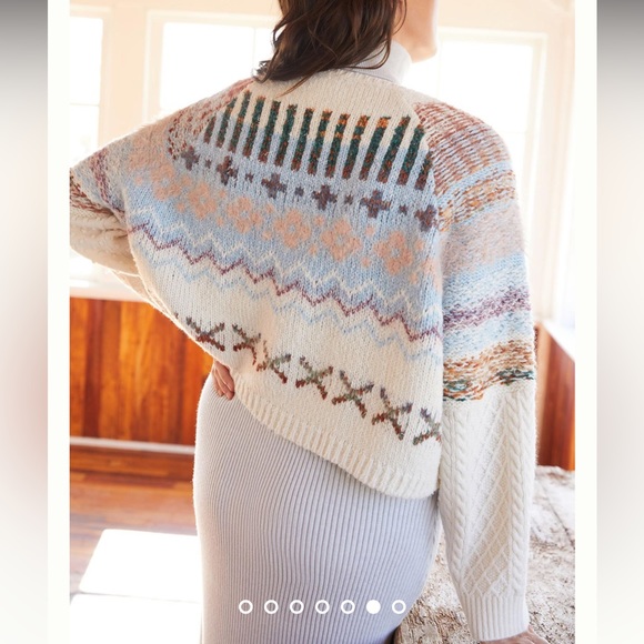 Daily Practice by Anthropologie Plush Cropped Sweater - Picture 5 of 7